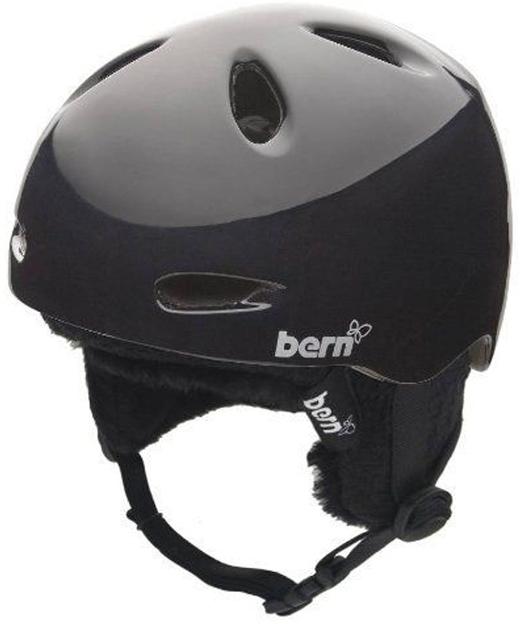 Bern Berkeley Zip Mold Women's Snowboard Helmet, XS, Black/Black